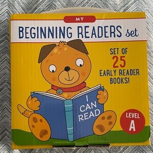 Early Reader Book Set for Kids - Yellow and Blue